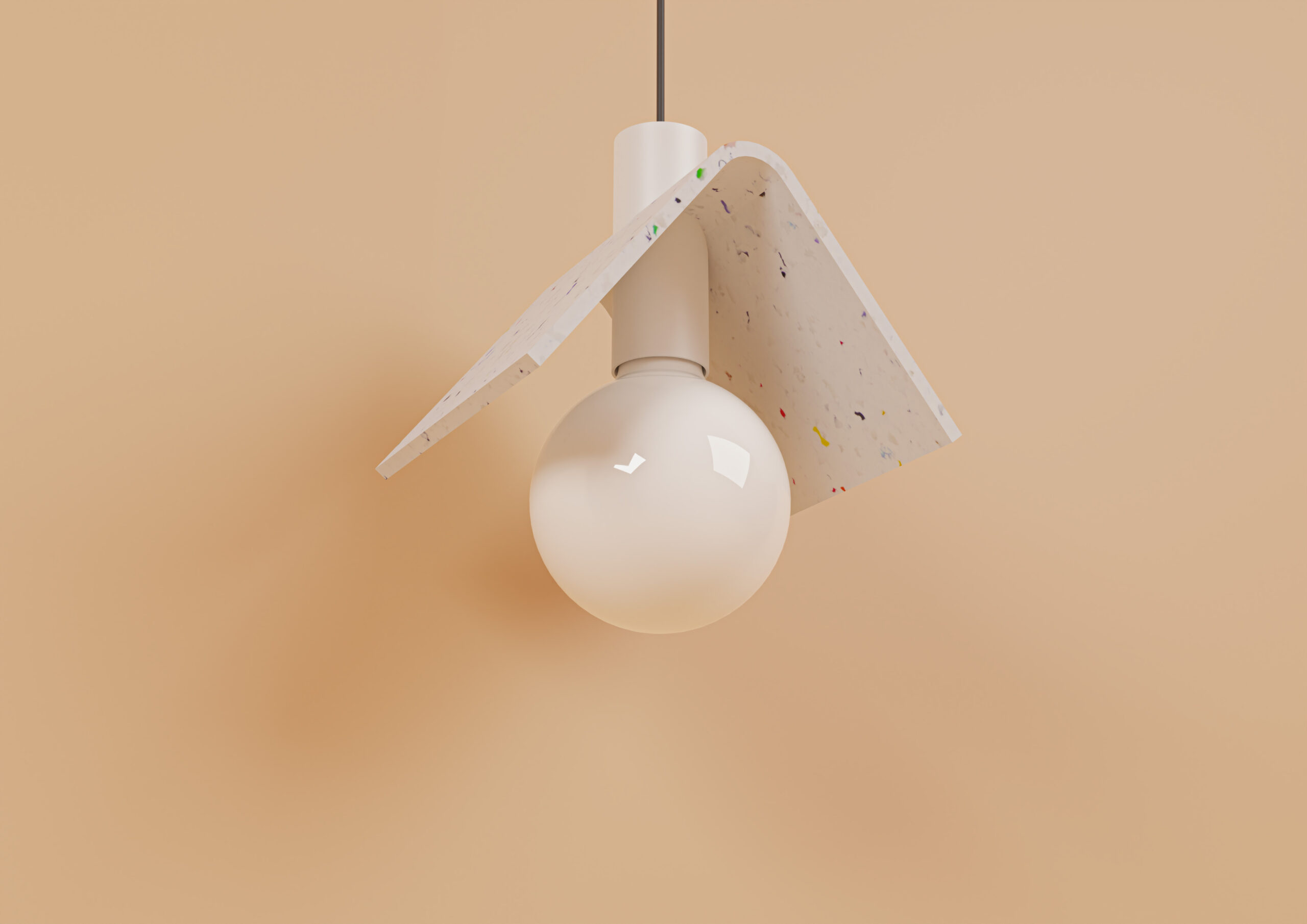 FFG – lampes Bend – suspension floréale